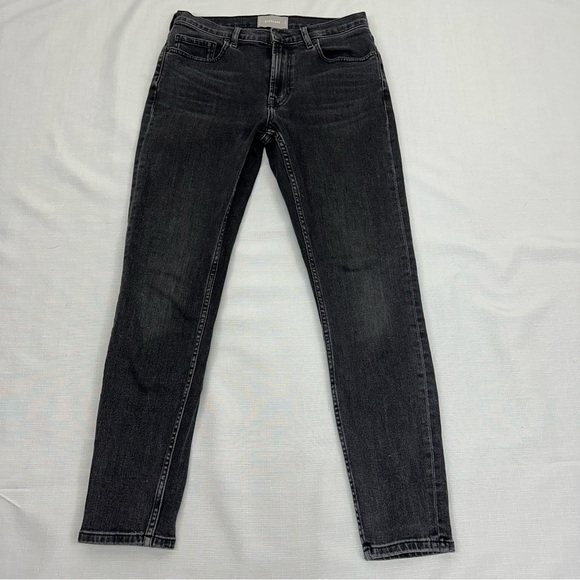 Everlane Women's size 28 Washed Black Mid Rise Ankle Stretch Jeans - Picture 9 of 14